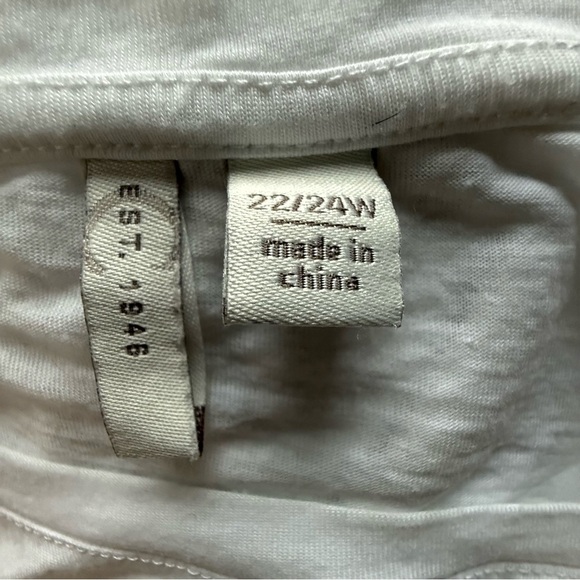 Cato Women’s 22/24W Pineapple Graphic Tie Front T Shirt Summer Casual Plus Top - Picture 9 of 11